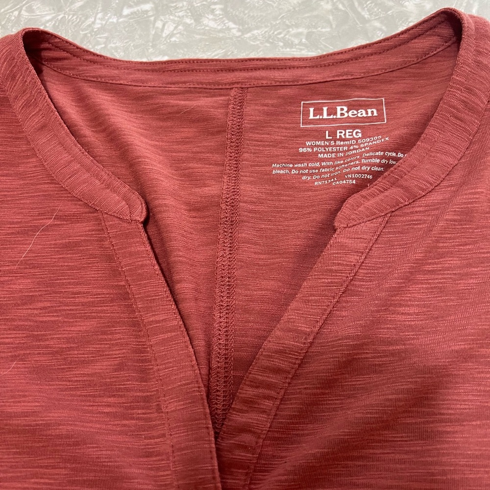 EUC L.L. Bean V-Neck Tee